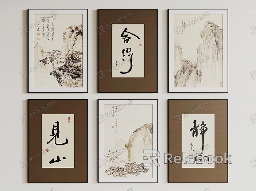 New Chinese Hanging Paintings model