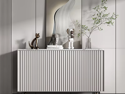 Modern Entrance Cabinet 3d model