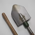 Agricultural Equipment Shovel With Wooden Handle And Metal Blade For Farming Work