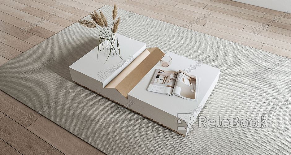 Modern coffee table model