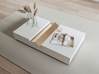 Modern coffee table model