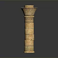 Columns Stone Columns Stone Columns Old Columns Roman Columns Roman Columns Classical Columns Greek Columns 3d model