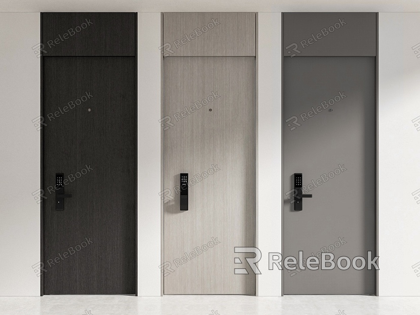 Password door single door model