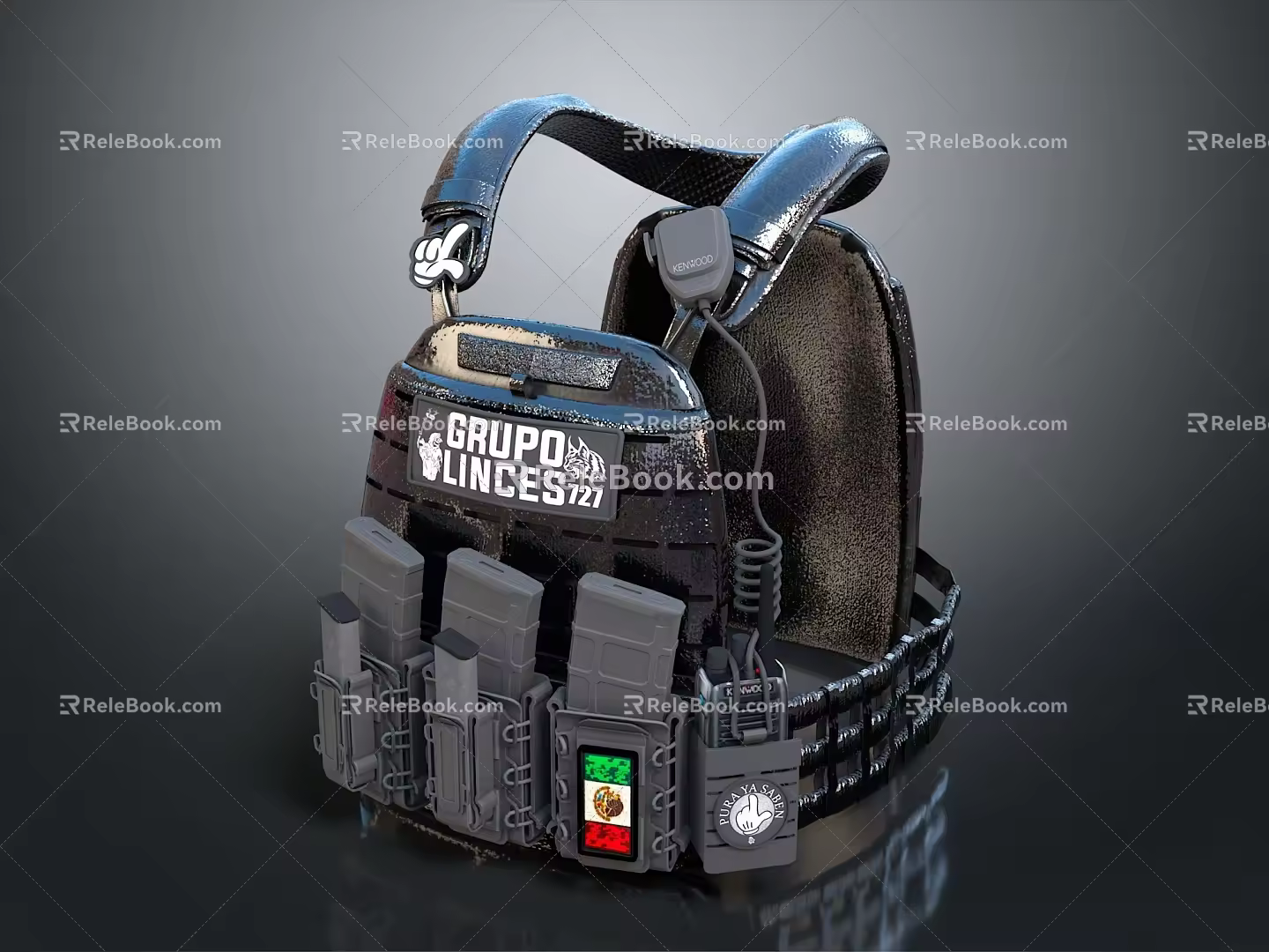 Tactical Vest Tactical Vest Combat Vest Military Vest Army Vest Combat Vest 3d model