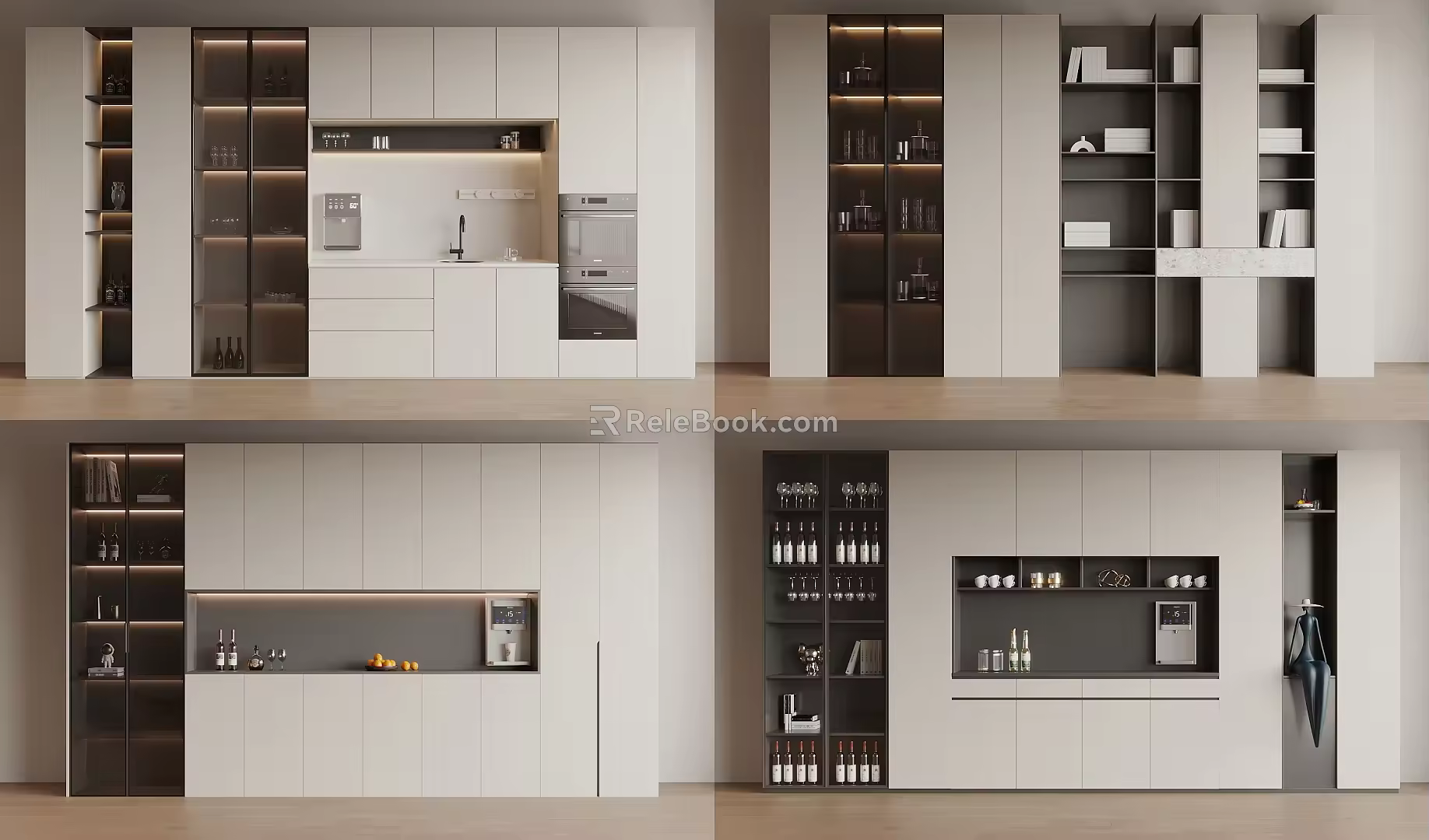 Sideboard Bookcase 3d model