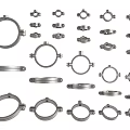 Various Types of Stainless Steel Pipe Fittings Clamps Flanges and Connectors