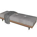Modern sofa stool sofa bench bed end stool 3d model
