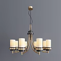 New Chinese Chandelier Combination 3d model