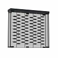 Modern Metal Storage Lockers In Organized Rows With Multiple Compartments And Secure Locks 3d model
