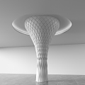 Modern Column 3d model