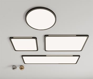 modern ceiling lamp 3d model