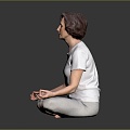 Women Practicing Yoga Female Characters Female Characters Female Female Beauties Female Young Girls 3d model