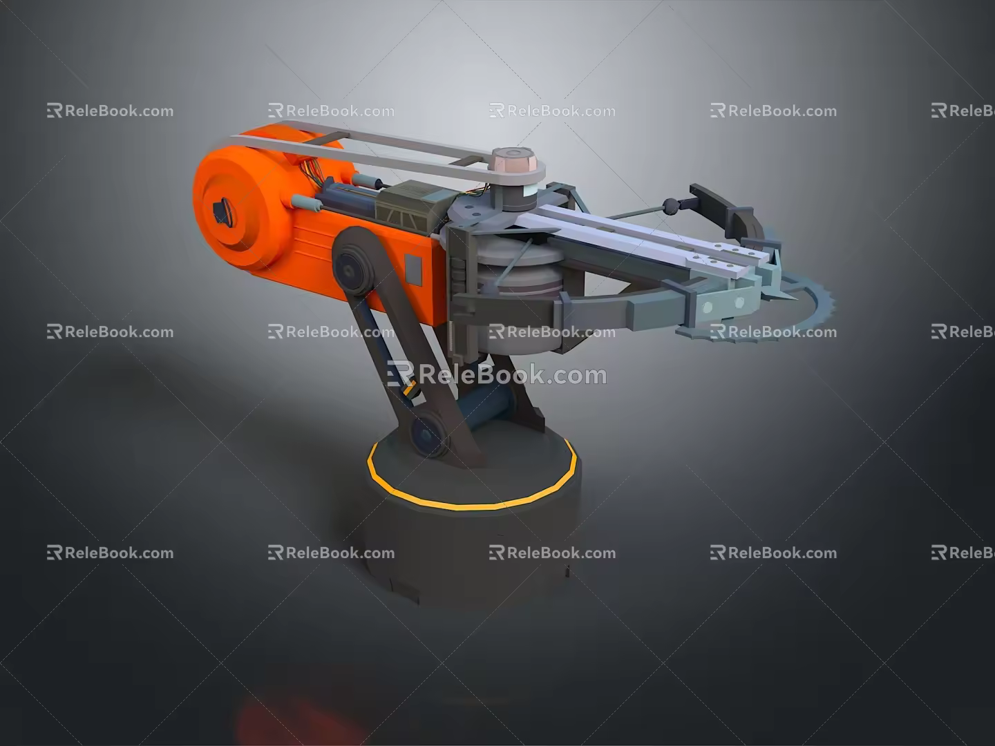 Crossbow Mechanical Crossbow Shift Bow and Arrow Shoot Far Equipment Weapons High-tech Crossbow 3d model
