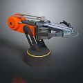 Crossbow Mechanical Crossbow Shift Bow and Arrow Shoot Far Equipment Weapons High-tech Crossbow 3d model