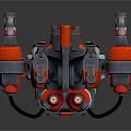 Modern robot cartoon robot anime robot 3d model