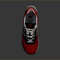 New Balance Classic Sneakers With Red Black White Gray Mesh Upper And Rubber Sole