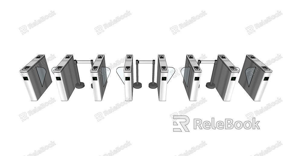 Modern gate access control gate model