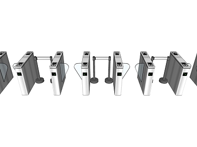 Modern gate access control gate model