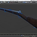 Rifle gun Xia Saibo rifle semi-automatic rifle gun rifle simple model rifle low model low face number rifle game rifle gun M1866 3d model