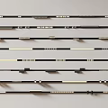 Modern downlight spotlight magnetic attraction track spotlight open-mounted steering spotlight linear lamp embedded spotlight grid lamp 3d model