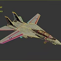 Modern Fighter Next Generation Aircraft 3d model