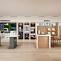 HITACHI 1910 Store Interior With Modern Reception Desk And Display Areas