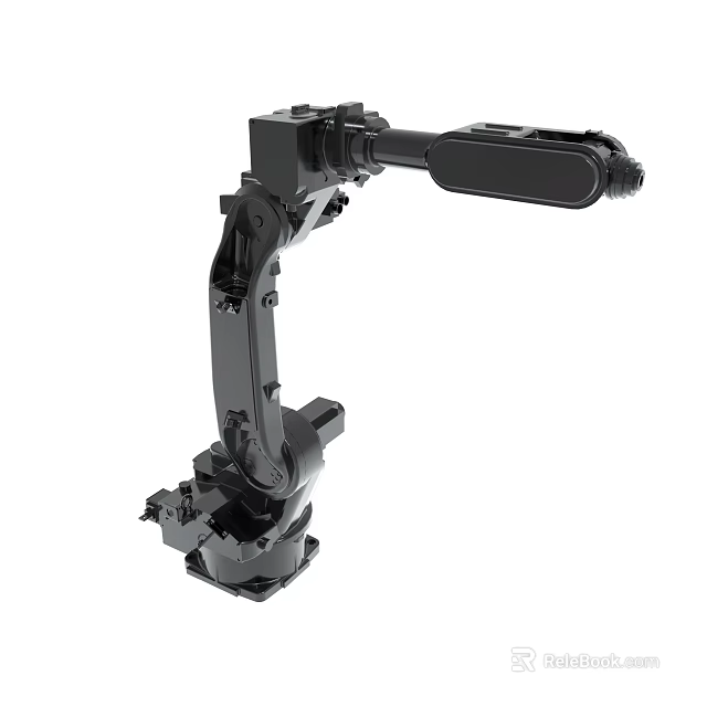 Advanced Industrial Robotic Arm With Precision Joints For Automation Processes 3d model 