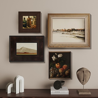 Photo wall assembly 3d model