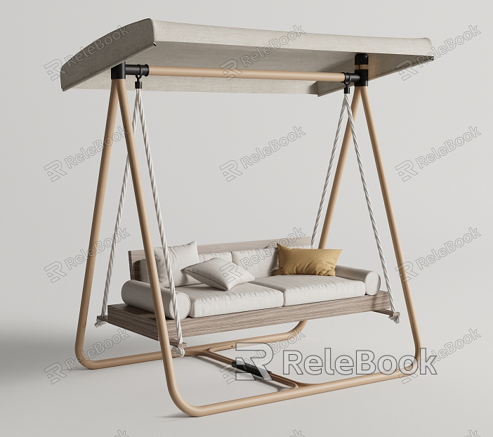 Modern Swing Chair Outdoor Swing Courtyard Swing Outdoor Rocking Chair Hanging Chair model