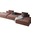 Modern Multiplayer Sofa 3d model
