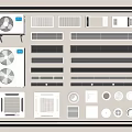 Various Types of Air Conditioner Air Outlets and Indoor AC Components