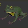 Frog Frog Frog Poison Frog Game Frog Reptile Cold Blooded Animal Reptile Reptile 3d model