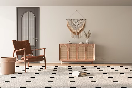 modern leisure chair 3d model