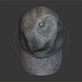 Gray Fabric Baseball Cap Showcased On Mannequin Head With Structured Brim Against Dark Background