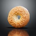 Modern Donut Bagel 3d model