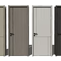 Contemporary Swing Doors In Various Colors And Modern Home Design Styles