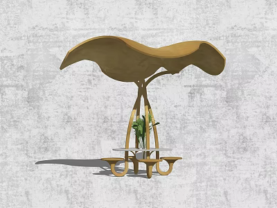 Modern Outdoor Chair Outdoor Landscape Seat 3d model