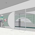 CAKESTAR Dessert Shop Modern Interior With Green Decor Tables Chairs And Bar Counter