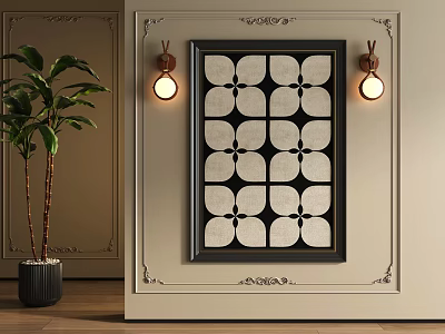 decorative painting 3d model