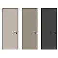 Modern Hinged Doors in White Beige Gray and Black for Home Interior
