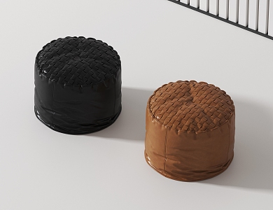 Low stool 3d model