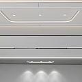 Modern Ceiling Honeycomb Large Panel Ceiling Linear Yuba Kitchen Ceiling Integrated Ceiling 3d model