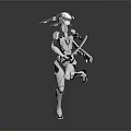 Modern robot character game character game character 3d model