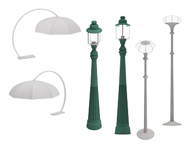 Lamps Outdoor Lights 3d model