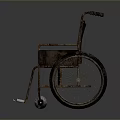 Industrial Equipment Wheelchair Style Heavy Duty Metal Frame For Industrial Use