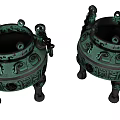 bronze tripod 3d model