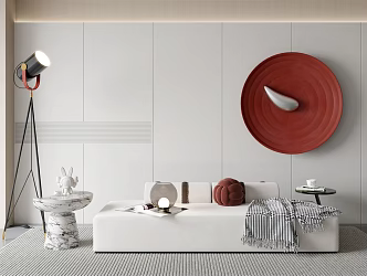 Modern chaise longue 3d model