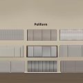 Poliform Bed Headboards in Neutral Tones with Various Modern Designs for Bedroom