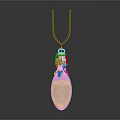 Elegant Blue Teardrop Pendant Necklace With Silver Setting And Delicate Chain
