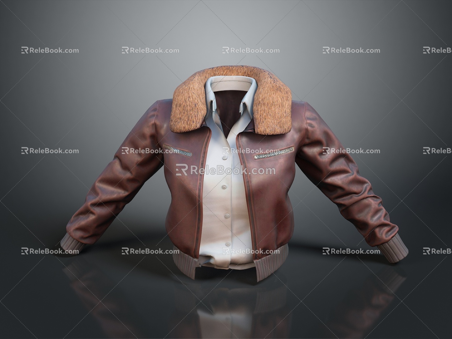 Jacket Leather Jacket Fashion Jacket Casual Jacket Windproof Jacket Windproof Jacket Denim Jacket Men Jacket 3d model